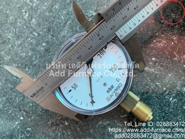 Afriso Pressure Gauge 0~250mbar (6)